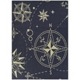 thumbnail image 1 of Balta Rozalie Nautical Compass Indoor/Outdoor Area Rug 7'10" x 10' - Navy Blue, 1 of 5