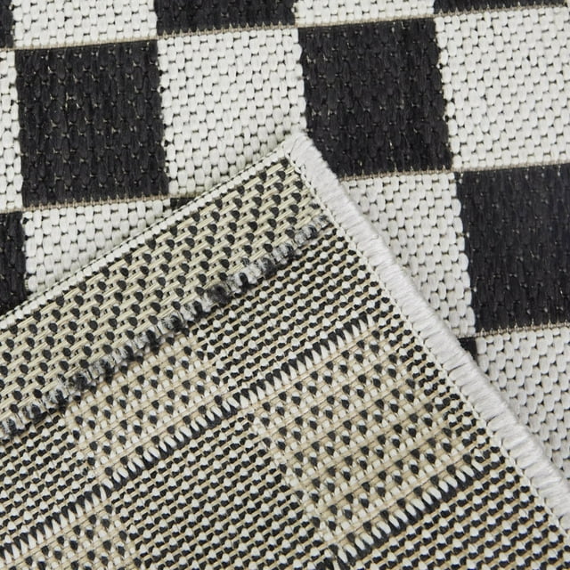 Balta Rupert Checkered Patio Indoor/Outdoor Area Rug 5'3