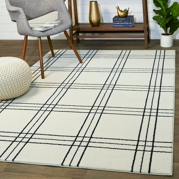 Balta Turner Plaid Area Rug 5'3" x 7' 5' x 8'