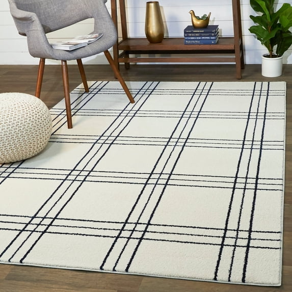Balta Turner Plaid Area Rug 7'10" x 10' 8' x 10'
