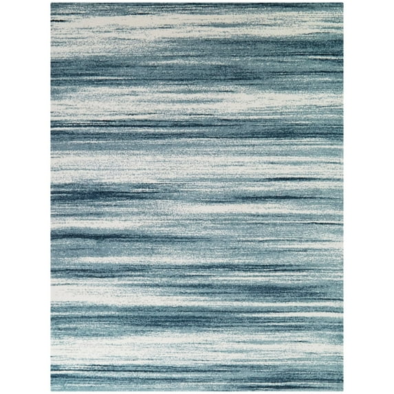 Balta Yelena Modern Abstract Coastal Area Rug 5'3" x 7' - Blue