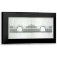 thumbnail image 1 of Baltard, Victor 14x9 Black Modern Framed Museum Art Print Titled - Les Halles, Paris, South Facade, 1 of 5