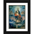 thumbnail image 1 of Baltasar de Echave Ibía 18x24 Black Ornate Framed Double Matted Museum Art Print Titled: The Lmmaculate Conception (17th Century), 1 of 5