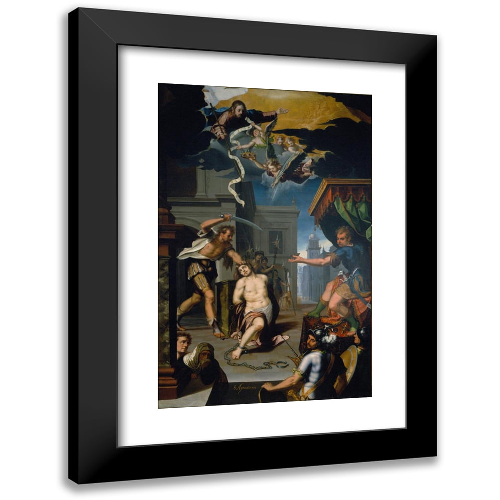 Baltasar de Echave Orio 13x18 Black Modern Framed Museum Art Print ...