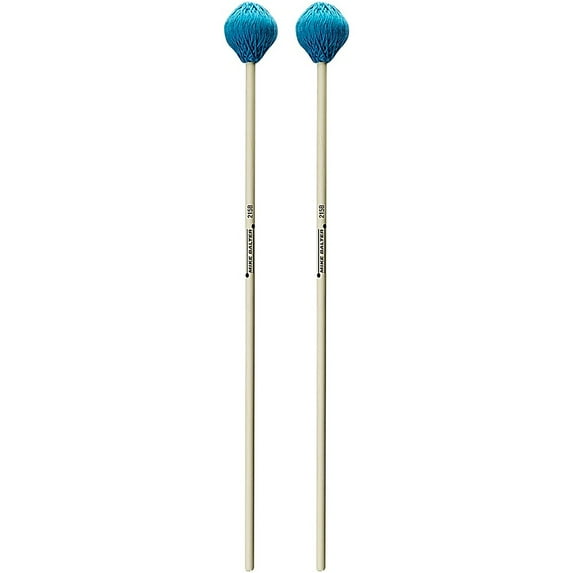 Balter Mallets Chorale Series Birch Handle Marimba Mallets Aqua Microfiber Soft