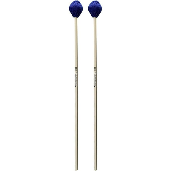 Balter Mallets Chorale Series Birch Handle Marimba Mallets Blue Microfiber Medium