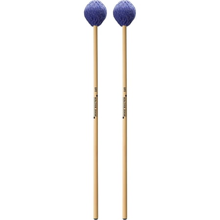 Balter Mallets Contemporary Series Rattan Handle Marimba Mallets Medium Soft Blue Yarn