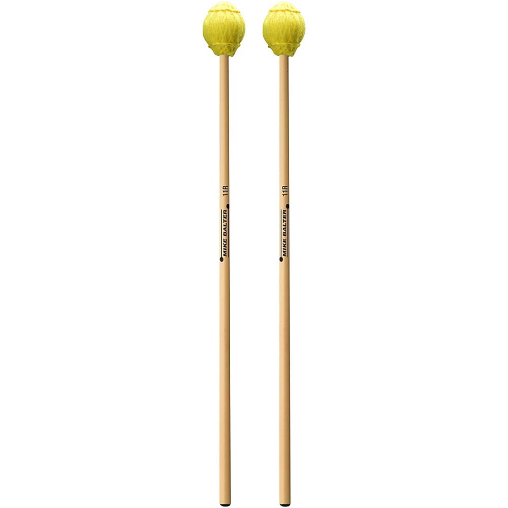 Balter Mallets Ensemble Series Rattan Handle Marimba Mallets 11 Yellow