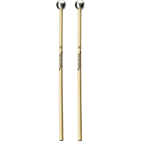 Balter Mallets Glock, Bell and Xylo Series Rattan Handle Bell Mallets Medium Hard-Hard Round Aluminum