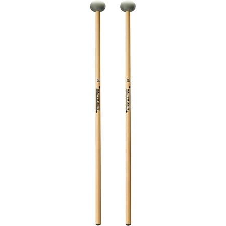 Balter Mallets Unwound Series Rattan Handle Marimba Mallets Hard Oval Grey/Unwrapped