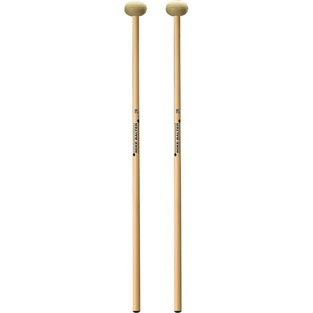 Balter Mallets Unwound Series Rattan Handle Marimba Mallets Soft Oval Tan Rubber