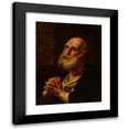 thumbnail image 1 of Balthasar Denner 19x24 Black Modern Framed Museum Art Print Titled - Saint Peter (1742), 1 of 5