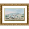 thumbnail image 1 of Balthasar Wigand 18x13 Gold Ornate Wood Frame and Double Matted Museum Art Print Titled - Lock Ceichy, 1 of 4