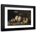 thumbnail image 1 of Balthasar van der Ast 24x18 Black Modern Framed Museum Art Print Titled - Still Life with Fruit and Shells, 1 of 5