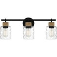 thumbnail image 1 of Baltic 3-Light Matte Black Vanity Light|Black, 1 of 5