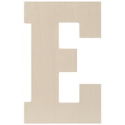 Baltic Birch Collegiate Font Letters & Numbers, 13.5