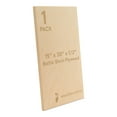 thumbnail image 1 of Baltic Birch Plywood 15 x 30 x 1/2 Inch - 12 mm Craft Wood, Pack of 1 B/BB Grade, Stronger Than Basswood Sheets or Balsa Wood, Perfect for Laser, CNC Cutting, Wood Shelves, by Woodpeckers, 1 of 5