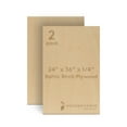 thumbnail image 1 of Baltic Birch Plywood 24 x 36 x 1/4 Inch - 6 mm Craft Wood, Pack of 2  B/BB Grade, Stronger Than Basswood Sheets or Balsa Wood, Perfect for Laser, CNC Cutting, Wood Burning, by Woodpeckers, 1 of 5