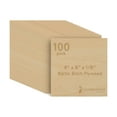 thumbnail image 1 of Baltic Birch Plywood, 8 x 8 x 1/8 Inch - 3 mm Craft Wood, Box of 100 B/BB Grade Baltic Birch Sheets, Perfect for Laser, CNC Cutting and Wood Burning, by Woodpeckers, 1 of 7