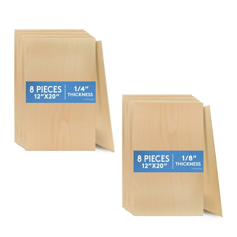 Baltic Birch Plywood Bundle 12 x 20, 3mm and 6mm Thicknesses, Box 