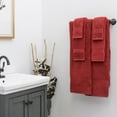 thumbnail image 1 of Baltic Linen Oversized & Heavy Weight Egyptian Cotton 6 Piece Towel Set - Red, 1 of 5