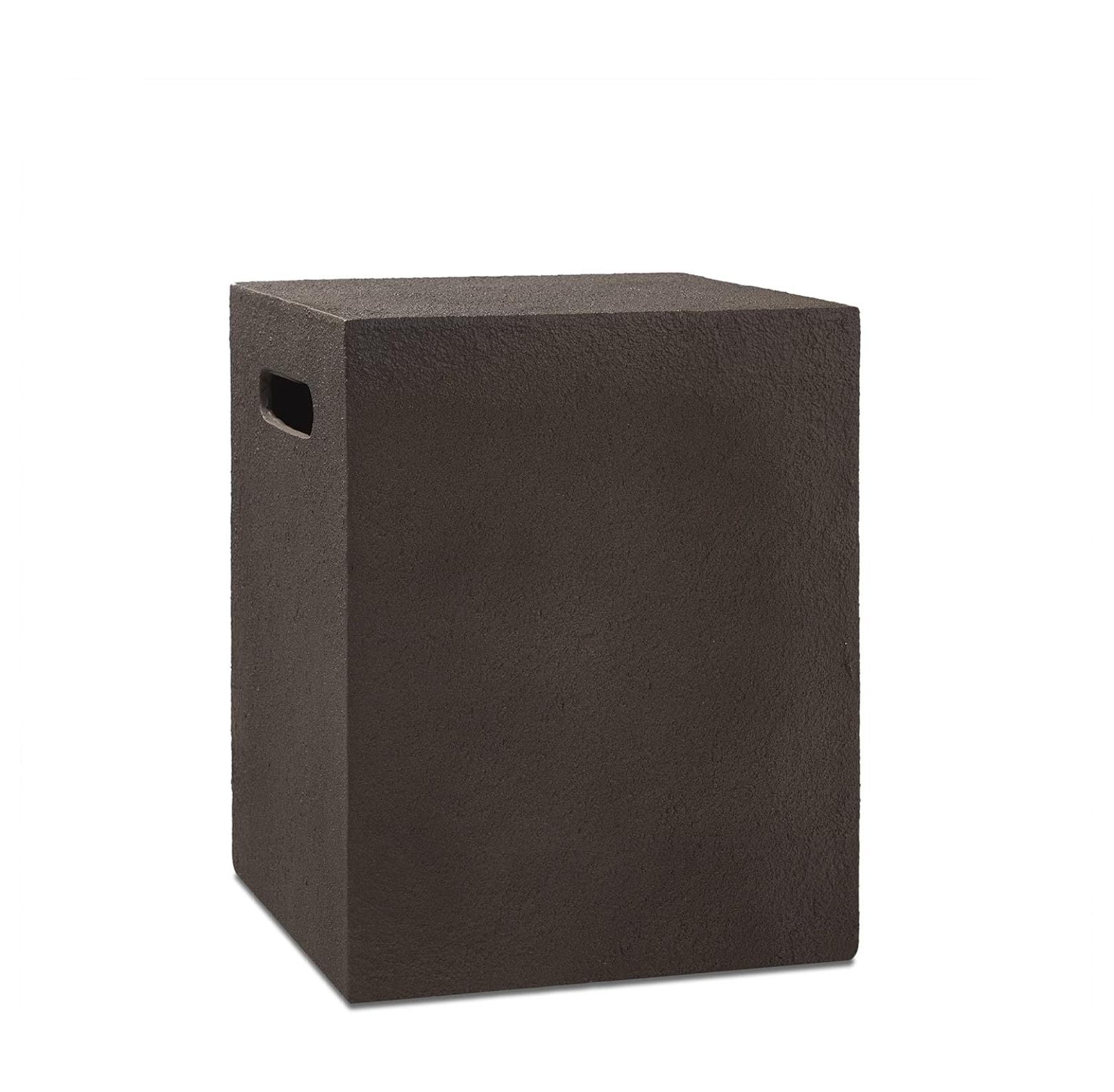 Baltic Kodiak Brown Steel Propane Tank Cover Side Table