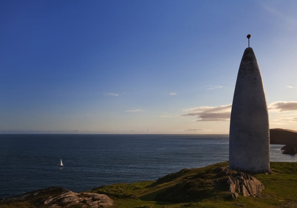 Baltimore Beacon also known as Lots Wife Baltimore County Cork Ireland Canvas Art - George Munday Design Pics (18 x 13)