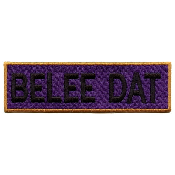 Baltimore Belee Dat Box Logo Embroidered Iron On Patch