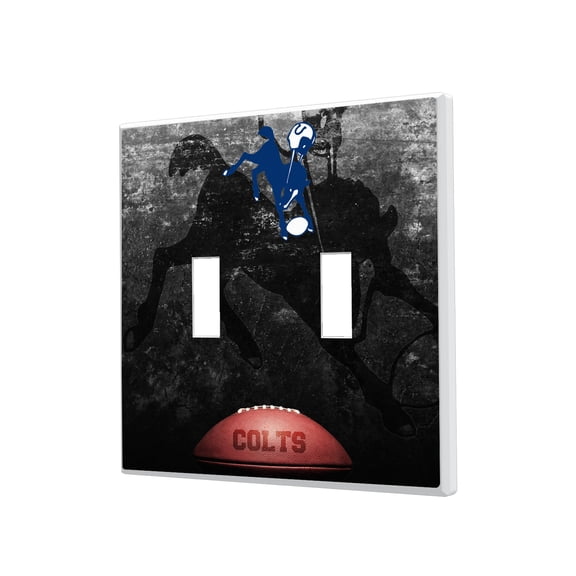 Baltimore Colts Legendary Design Double Toggle Lightswitch Plate