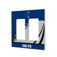 thumbnail image 1 of Baltimore Colts Passtime Design Double Rocker Lightswitch Plate, 1 of 4
