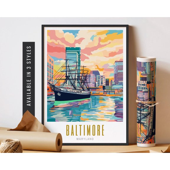 Baltimore Inner Harbor Wall Decor