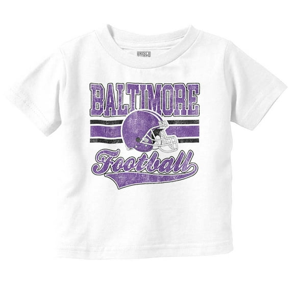 Baltimore Maryland Football Helmet Youth T Shirt Tee Boys Infant Toddler Brisco Brands 6M