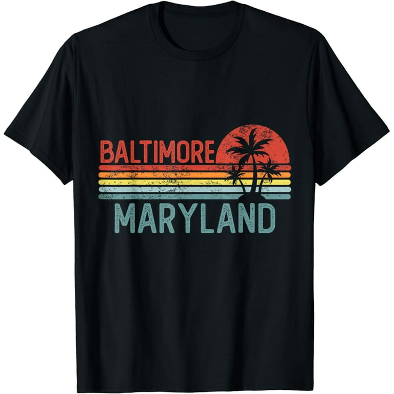 Baltimore Maryland Funny USA City Trip Home Roots T-Shirt