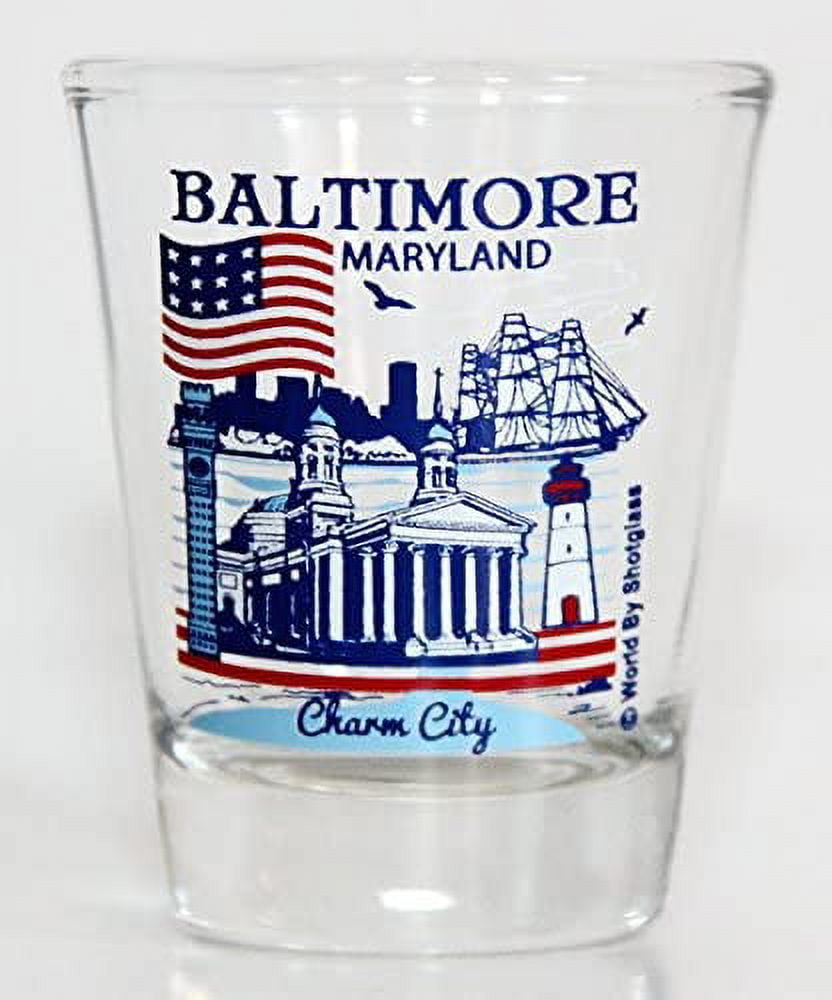 Portland Oregon Souvenir Shot Glass - Great American Cities Collection 2.25 Inch