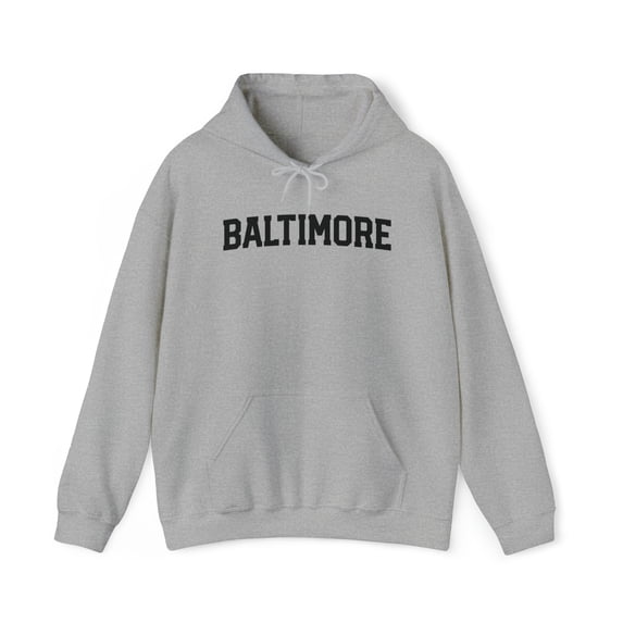 Baltimore Maryland Moving Away Hoodie, Gifts, Hooded Sweatshirt