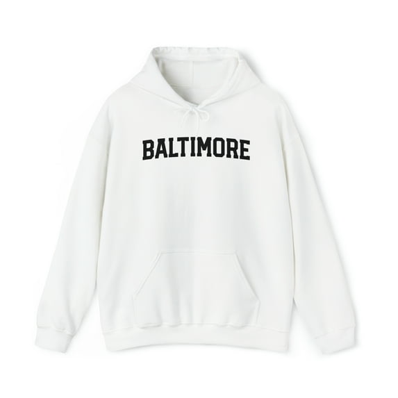 Baltimore Maryland Moving Away Hoodie, Gifts, Hooded Sweatshirt