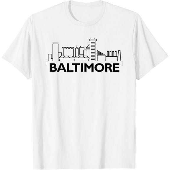 Baltimore Maryland Retro Throwback Boys Girls Souvenir T-Shirt
