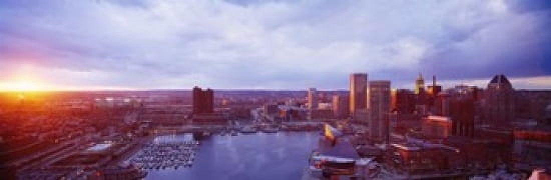 Baltimore Maryland USA Canvas Art - Panoramic Images (18 x 6)