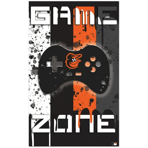 Baltimore Orioles 11" x 19" Grunge Wall Art