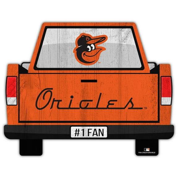 Baltimore Orioles 12'' x 12'' Truck Back D-cor