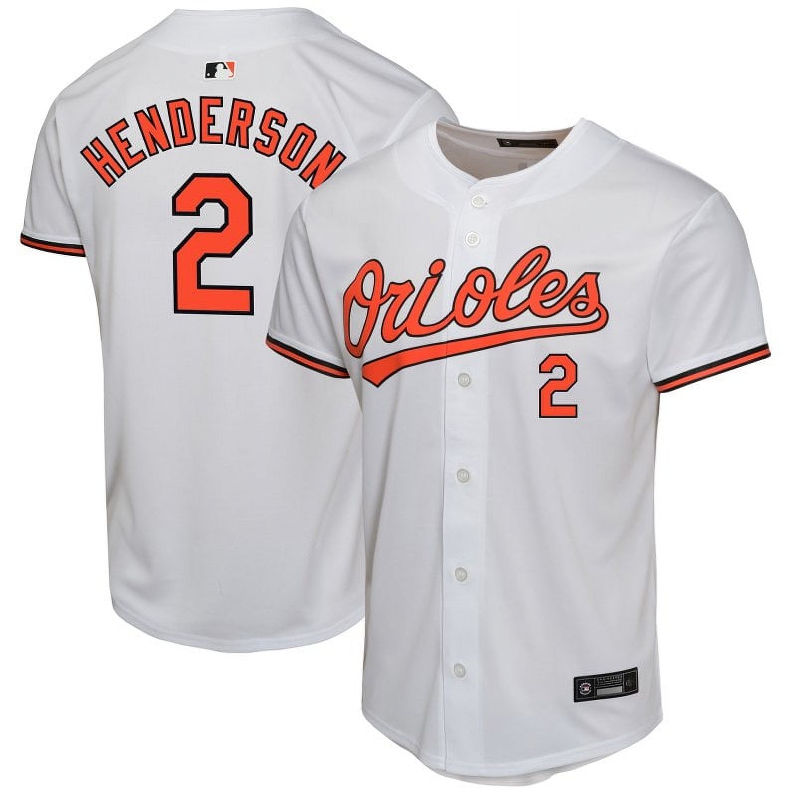 Baltimore_Orioles 2 Henderson Fans Apparel Baseball Jersey Home Shirt