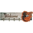 thumbnail image 1 of Baltimore Orioles 24" x 6" Mounted Coat Hanger, 1 of 2