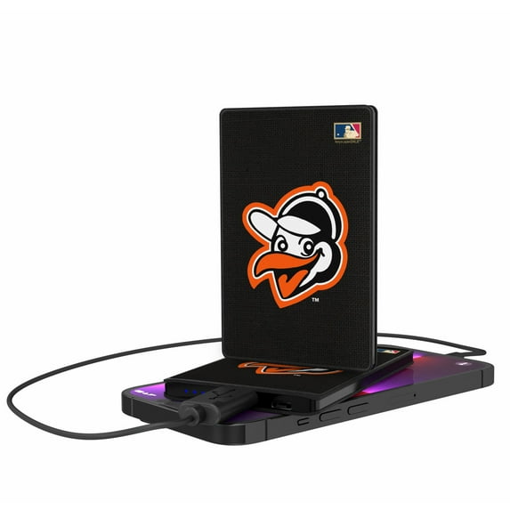 Baltimore Orioles 2500 mAh Solid Cooperstown Design Credit Card Powerbank