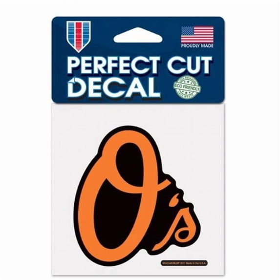 Baltimore Orioles Decal 4x4 Perfect Cut Color - Special Order