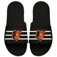 thumbnail image 1 of Baltimore Orioles ISlide Youth MLB Stripe Slide Sandals - Black, 1 of 1