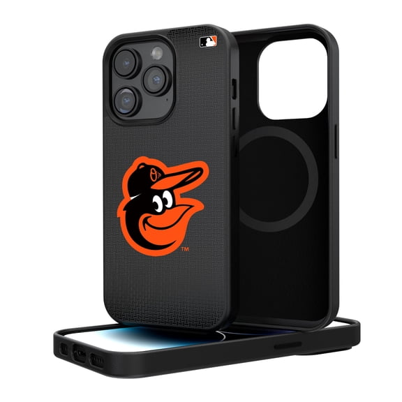 Baltimore Orioles Linen Logo iPhone Magnetic Bump Case
