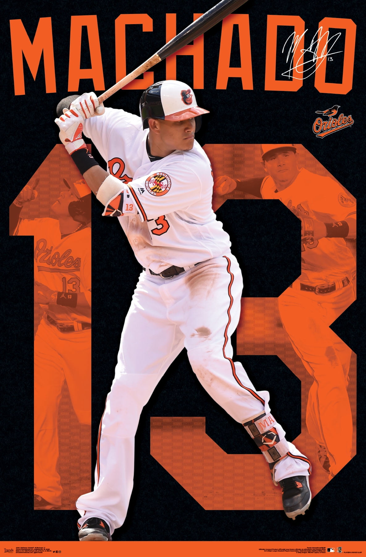 Baltimore Orioles No13 Manny Machado Green Youth Jersey