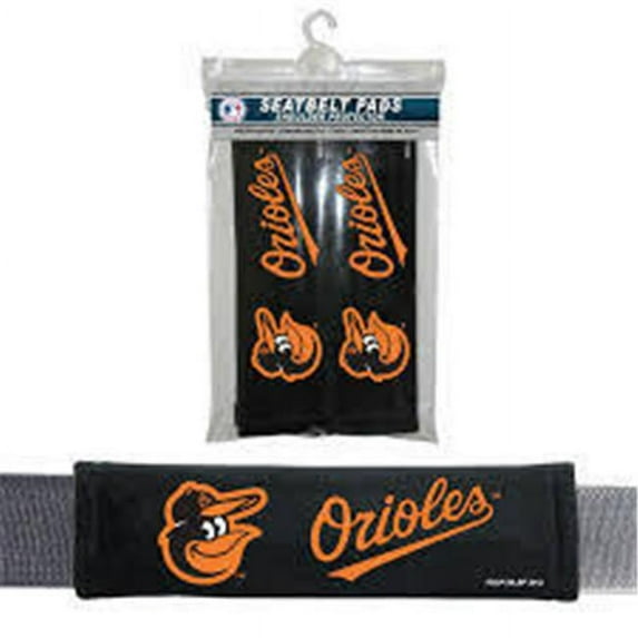 Baltimore Orioles Seat Belt Pad 2 Pack - MLB Licensed #66701