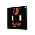 thumbnail image 1 of Baltimore Orioles Solid Design Double Toggle Light Switch Plate, 1 of 4