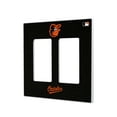 thumbnail image 1 of Baltimore Orioles Solid Double Rocker Light Switch Plate, 1 of 4